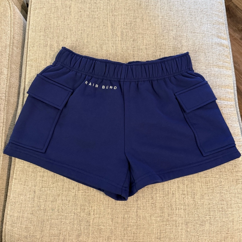 RAIR BURD Women's Blue Cargo Shorts from the Diane set size medium
